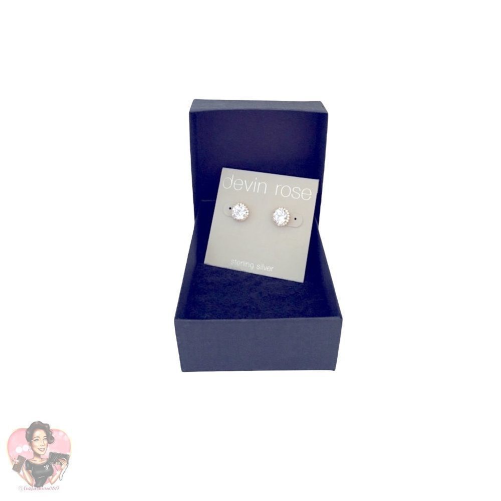DEVIN ROSE GP Sterling Silver Studs - Picture 5 of 6